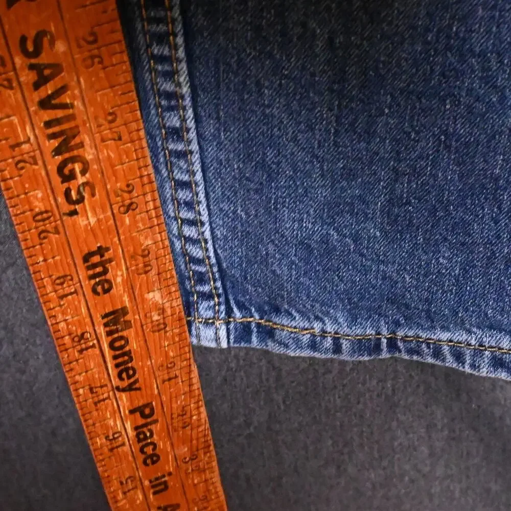 Levi's Men's 31x32 (31x30 actual) 512 Slim Taper Fit Distressed Denim Jeans